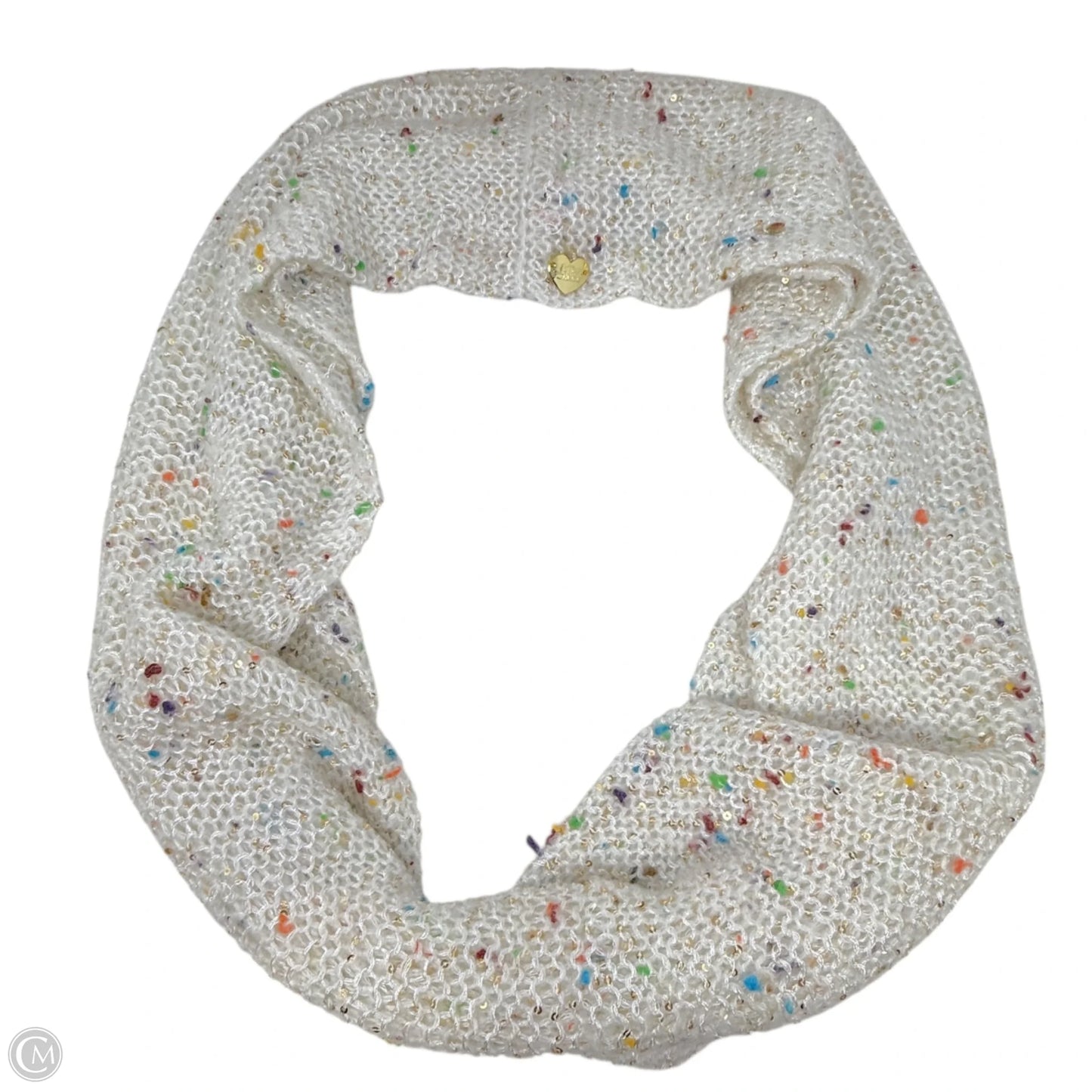 Sequin Embellished Infinity Scarf By Betsey Johnson