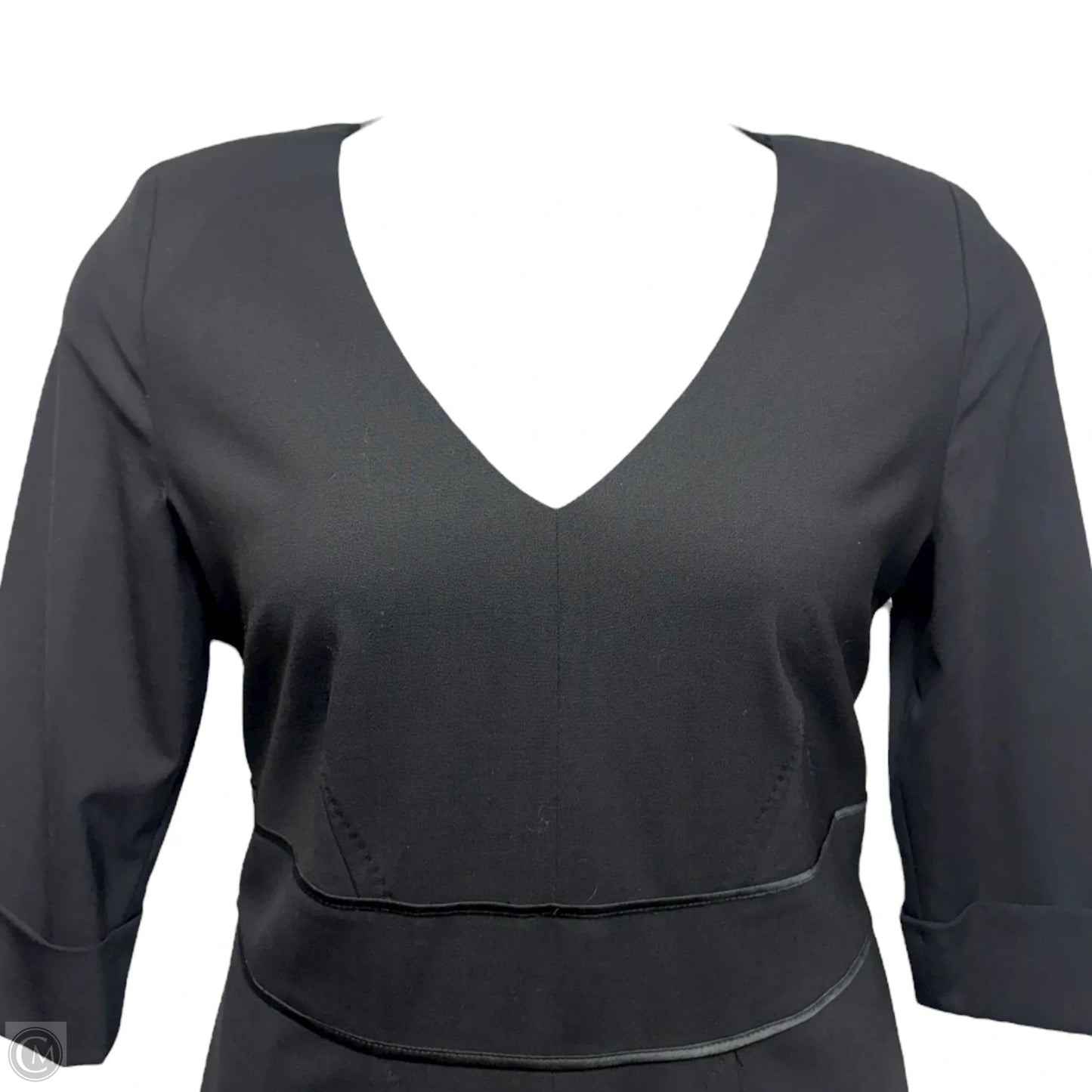 Wool Dress Casual Midi By BOSS by Hugo Boss In Black, Size: L