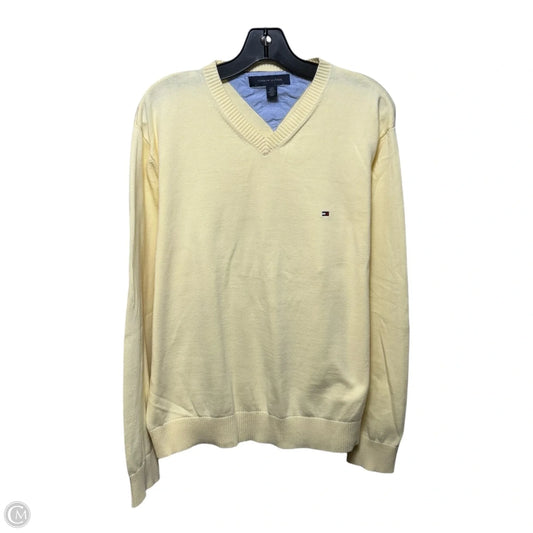 Sweater By Tommy Hilfiger In Yellow, Size: L