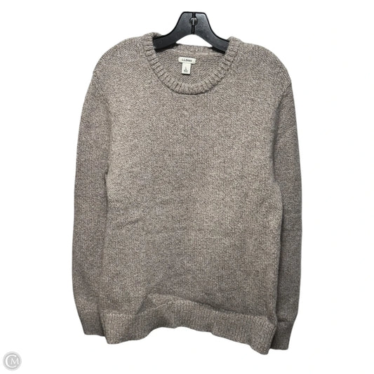 Lambs Wool Sweater By L.l. Bean In Tan, Size: L