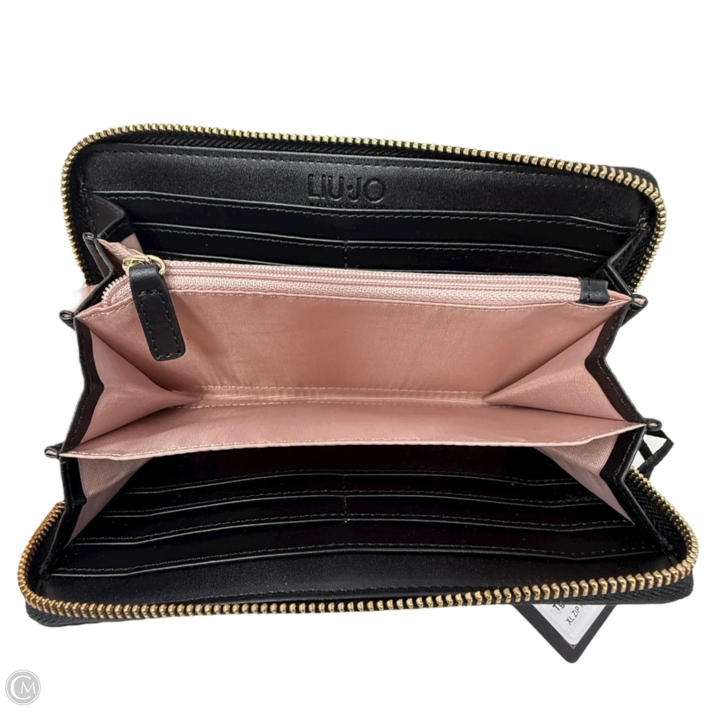 XL Zip Around Wallet Leather By Liu Jo, Size: Large