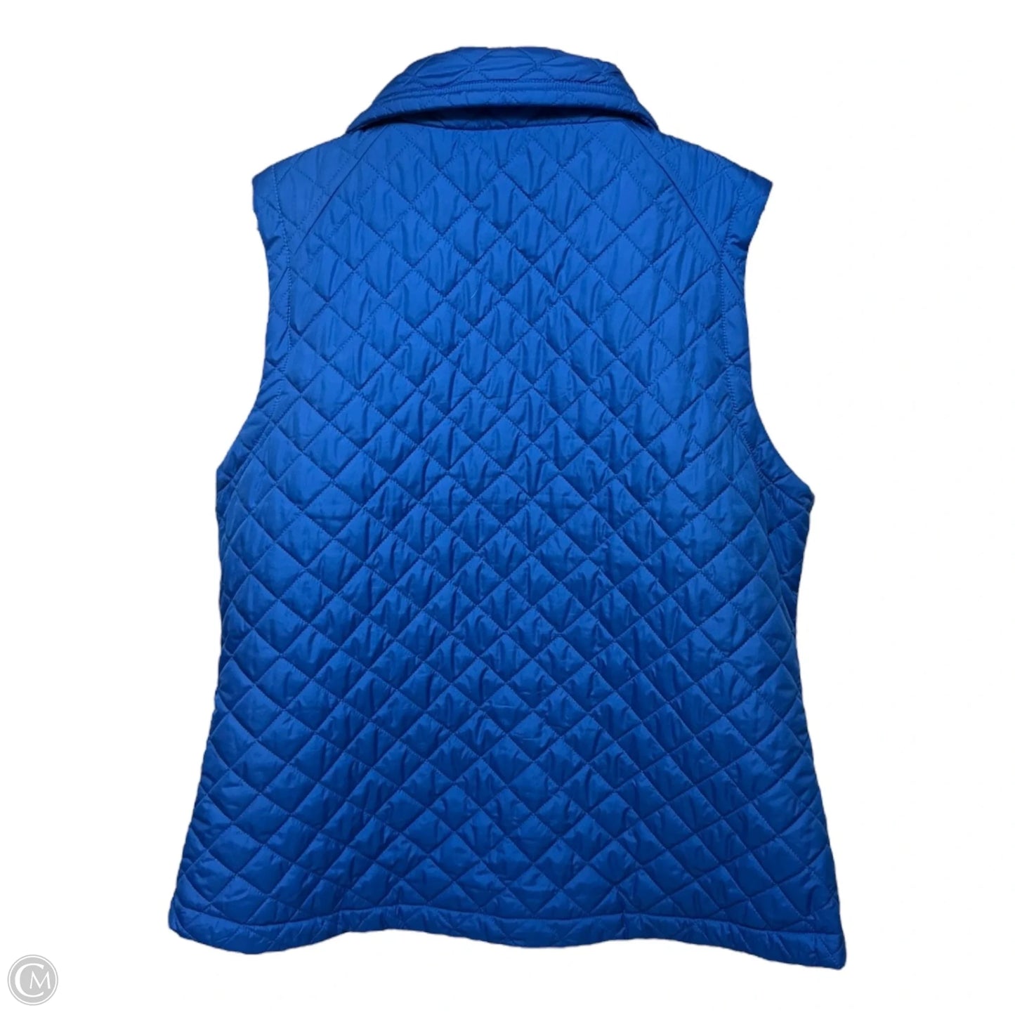Vest Puffer & Quilted By Talbots In Blue, Size: Xl