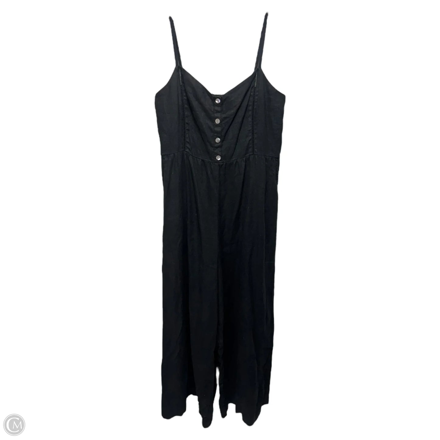 Sleeveless Wide-Leg Jumpsuit By Madewell In Black, Size: 16