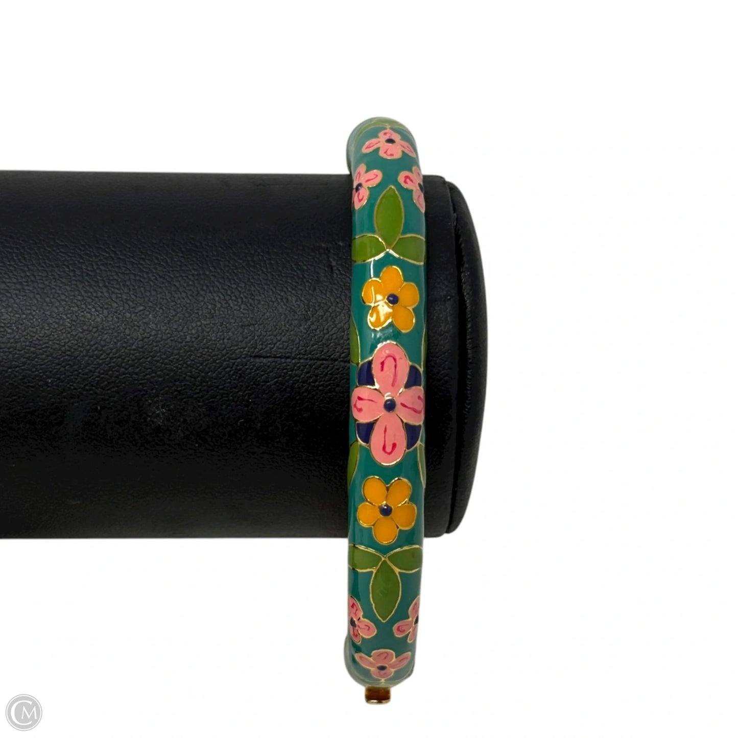 Enamel Hinged Bangle Bracelet By Joan Rivers