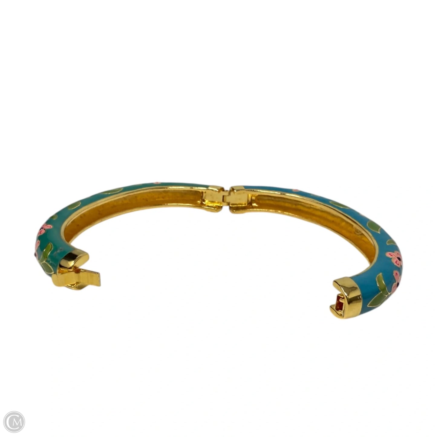 Enamel Hinged Bangle Bracelet By Joan Rivers
