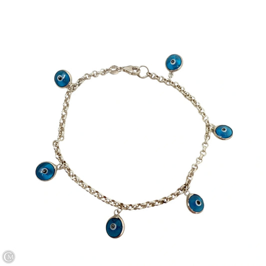 Sterling Silver Evil Eye Bracelet