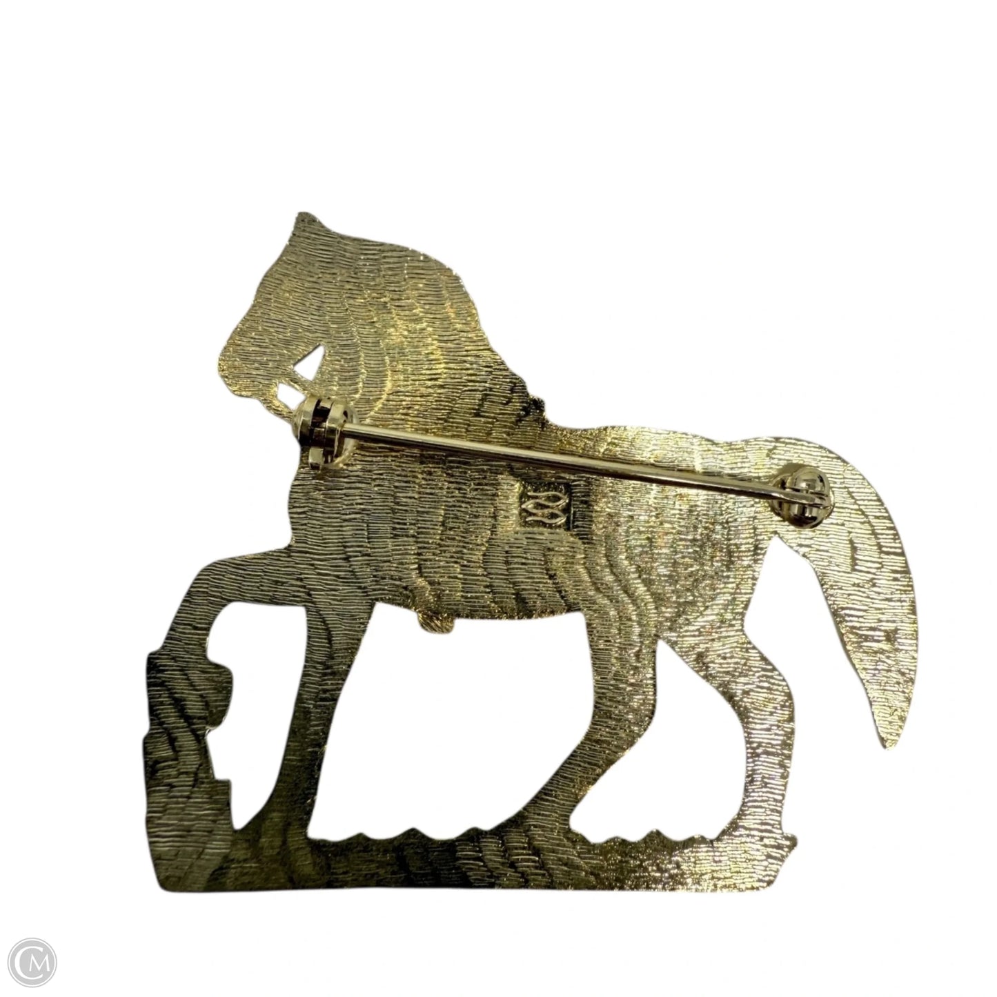 Vintage Enamel Dressage Horse Pin