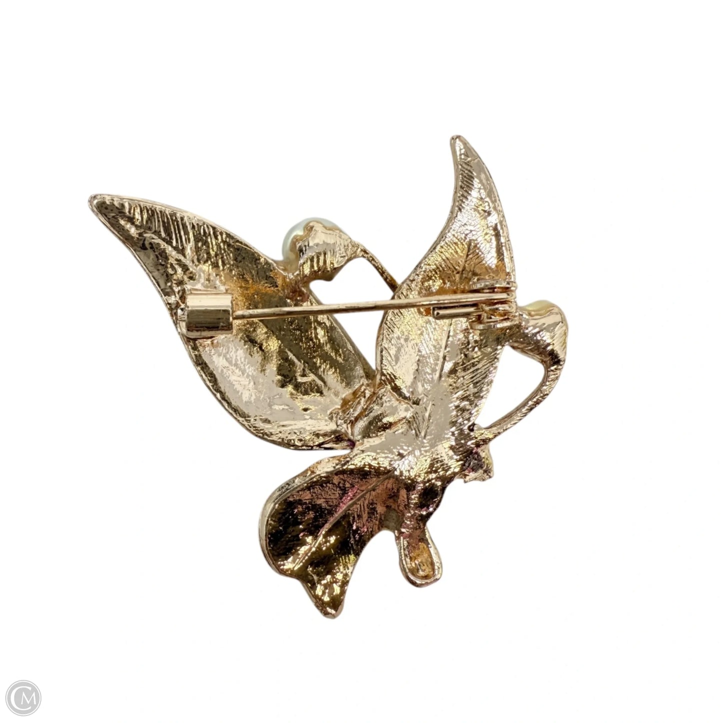 Jeweled Butterfly Brooch Pin