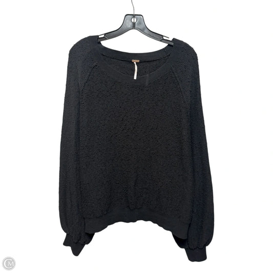 Found My Friend Pullover Sweater By Free People In Black, Size: L