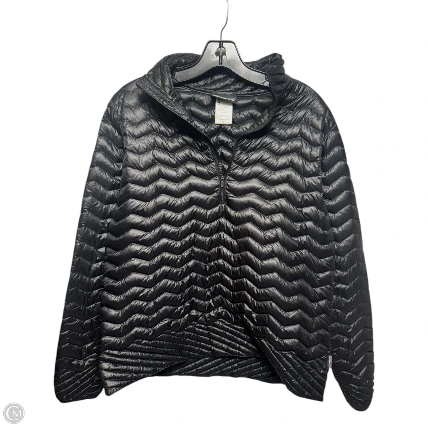 Down Fill Jacket Puffer & Quilted By Patagonia In Black, Size: M