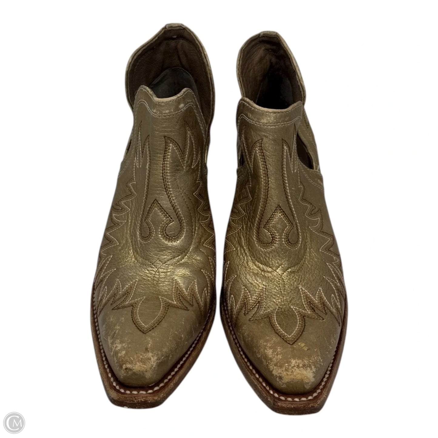 Boots Western By Ariat In Gold, Size: 9.5