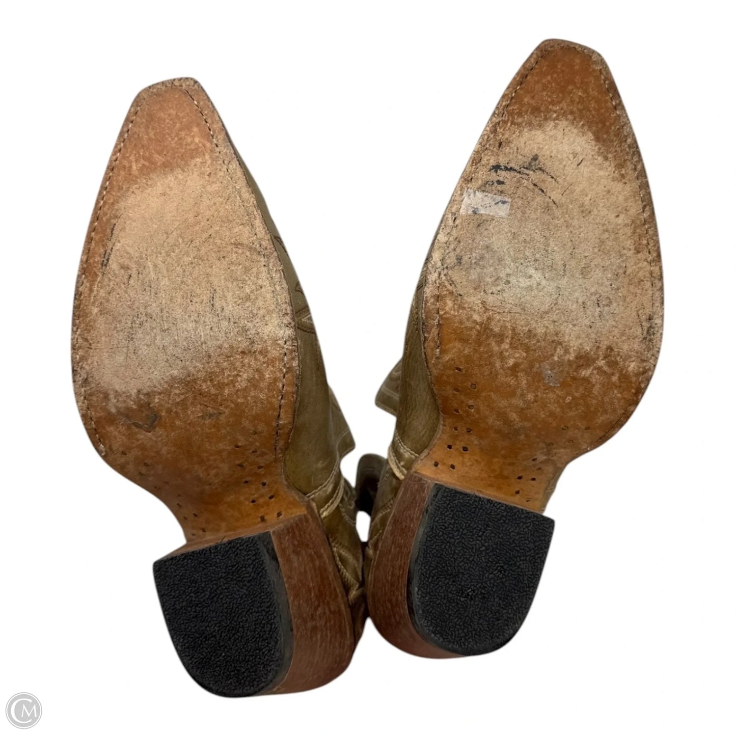 Boots Western By Ariat In Gold, Size: 9.5