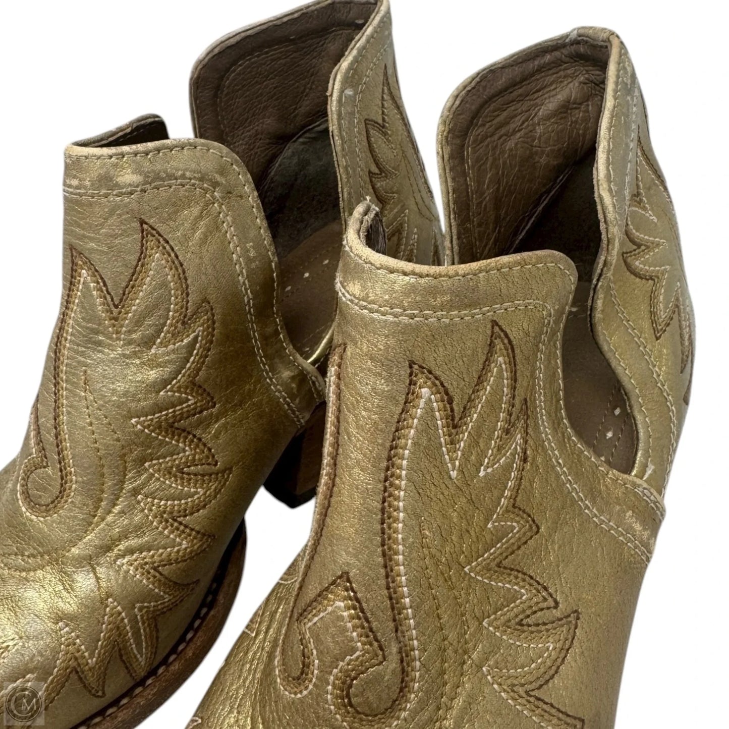 Boots Western By Ariat In Gold, Size: 9.5