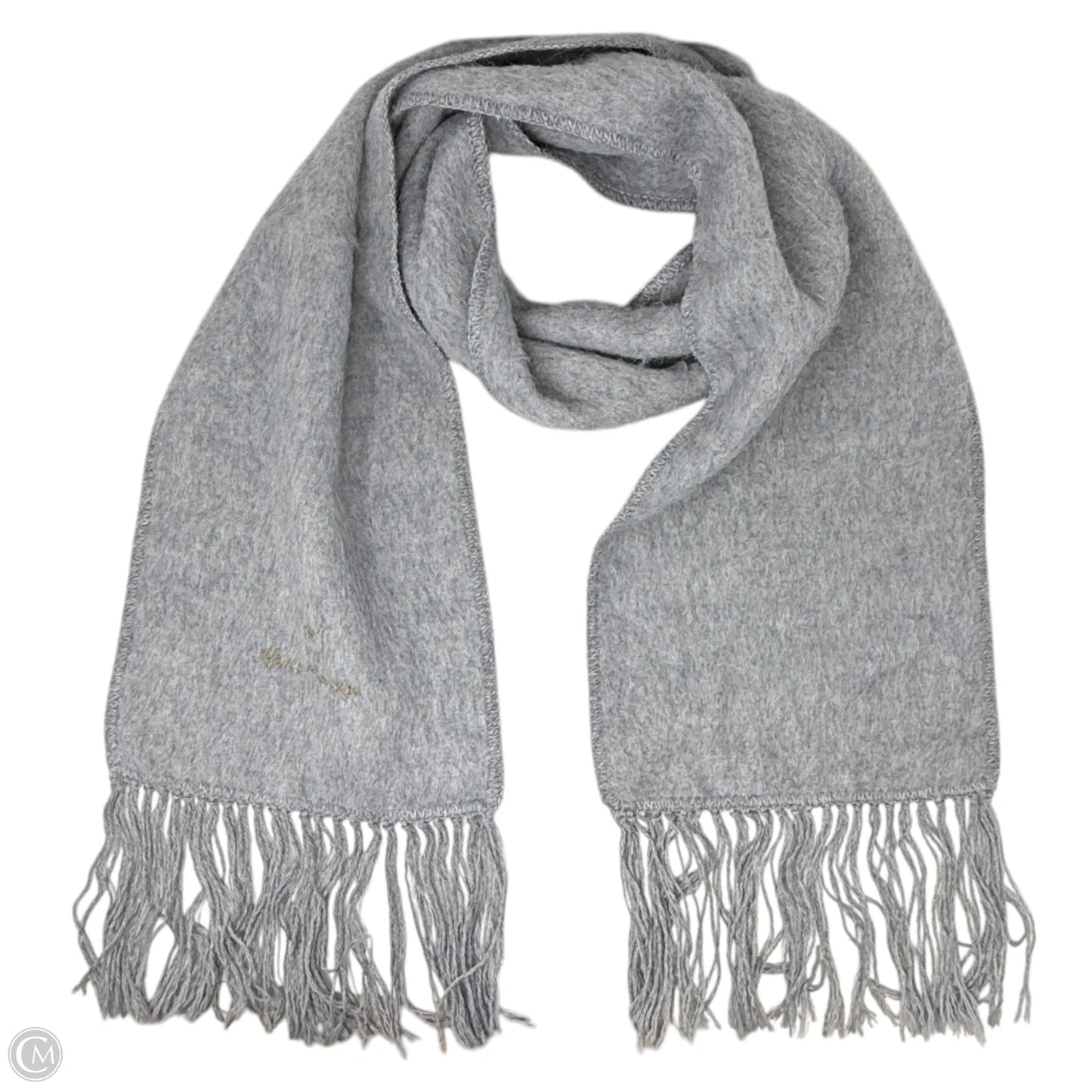 Alpaca Winter Scarf By Alpaca Camargo In Grey