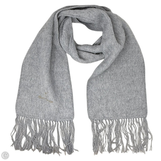 Alpaca Winter Scarf By Alpaca Camargo In Grey