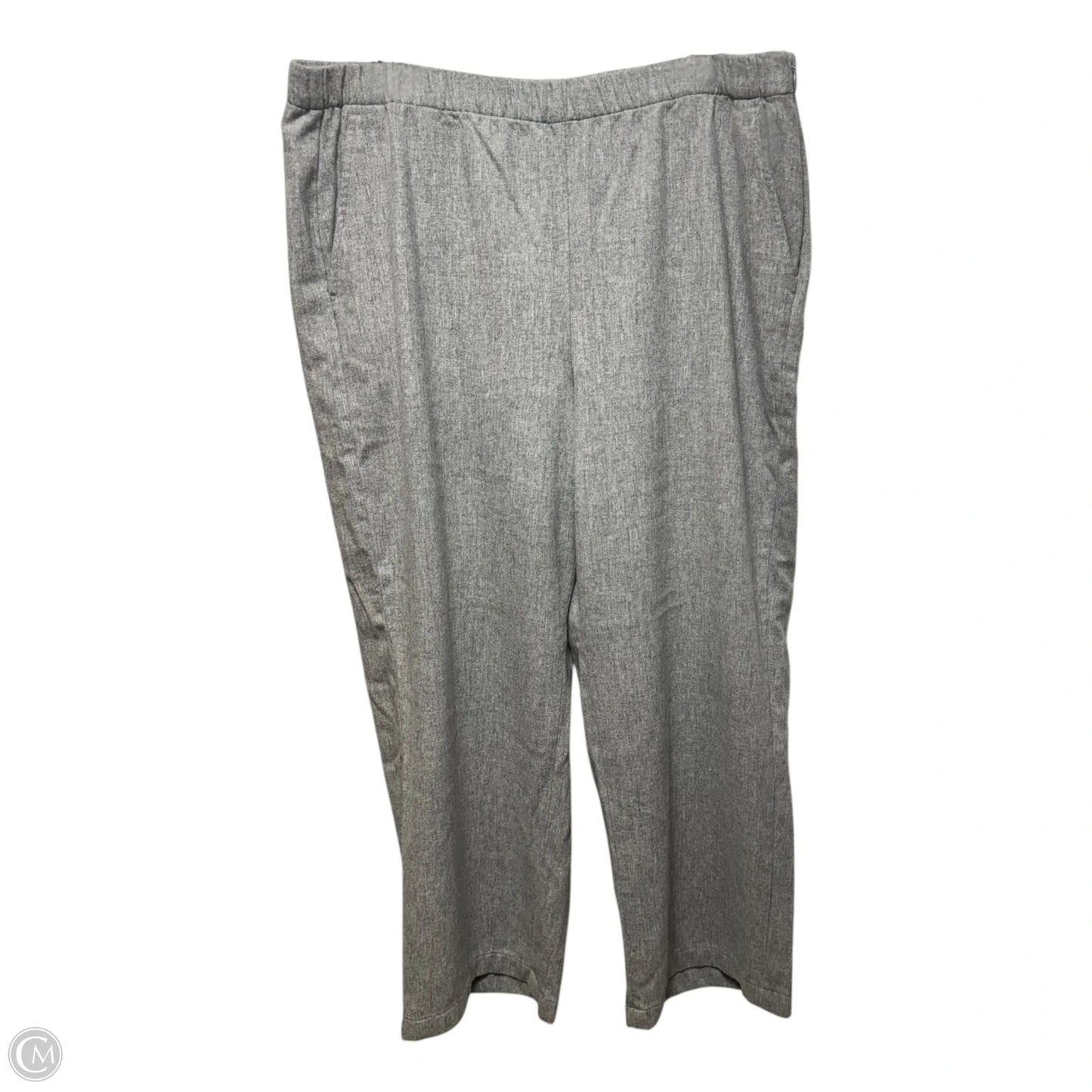 Wool Pants By Eileen Fisher In Grey, Size: Xl
