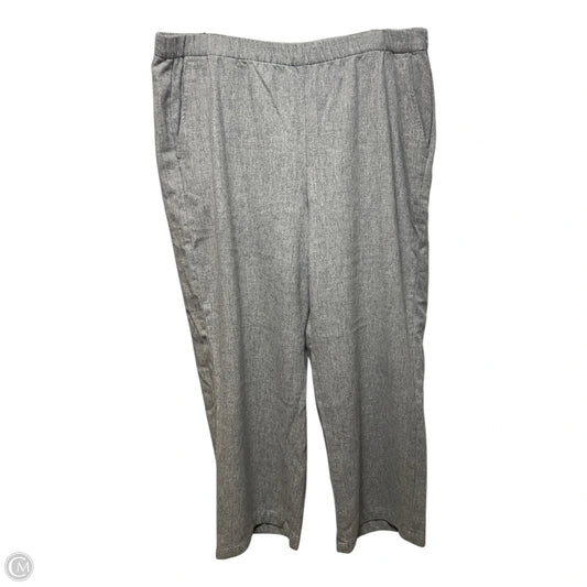 Wool Pants By Eileen Fisher In Grey, Size: Xl