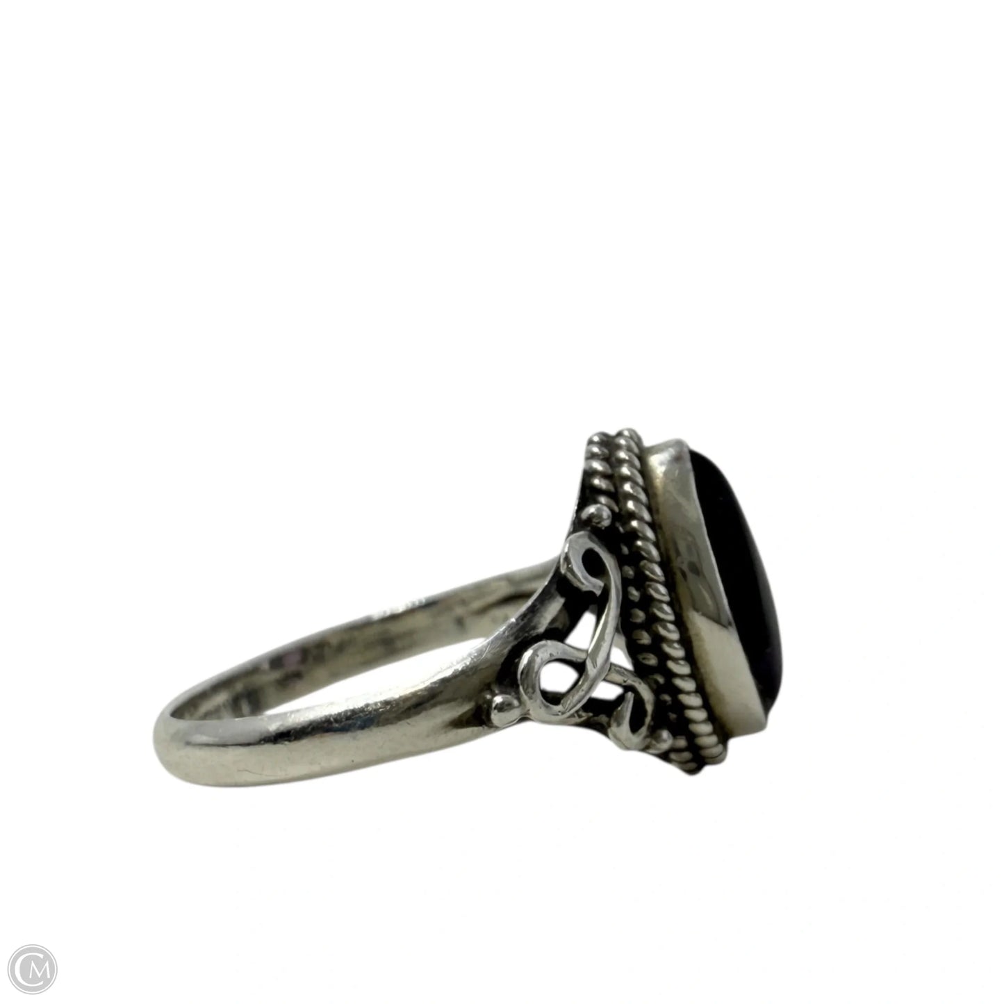 Sterling Silver & Amethyst Ring, Size: 6