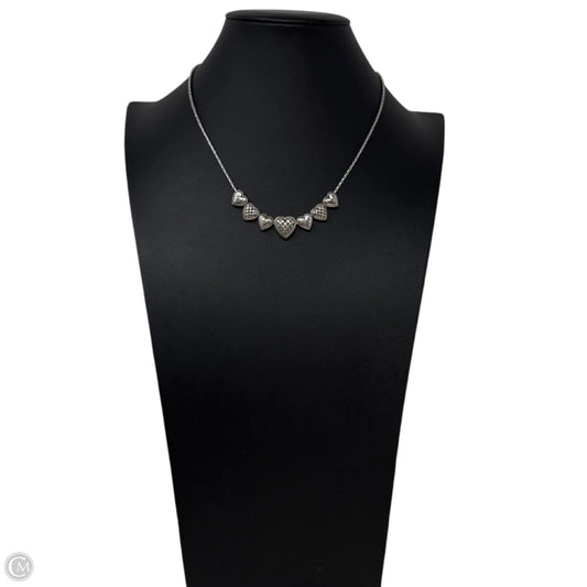 Retired Silver Plated Enchanted Hearts NecklaceBy Brighton