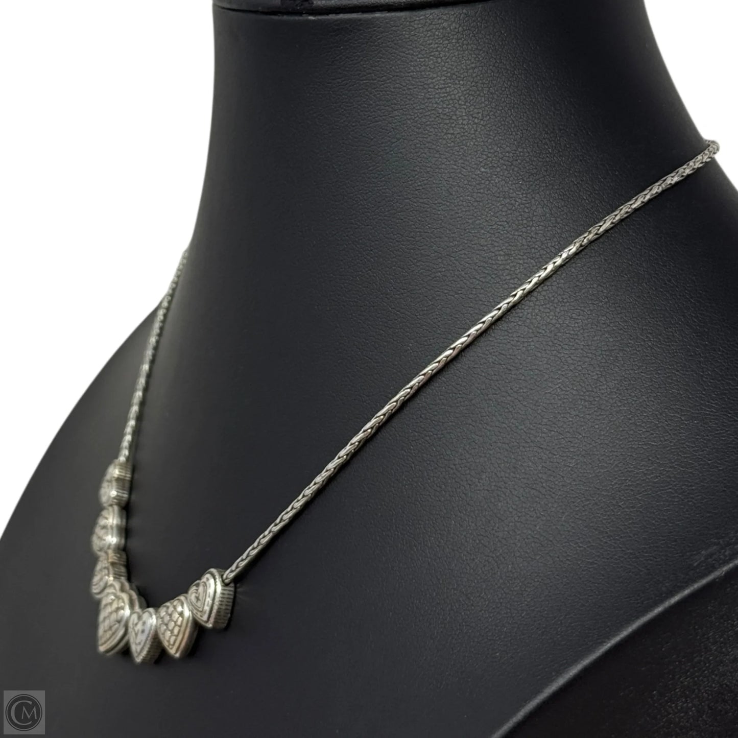 Retired Silver Plated Enchanted Hearts NecklaceBy Brighton