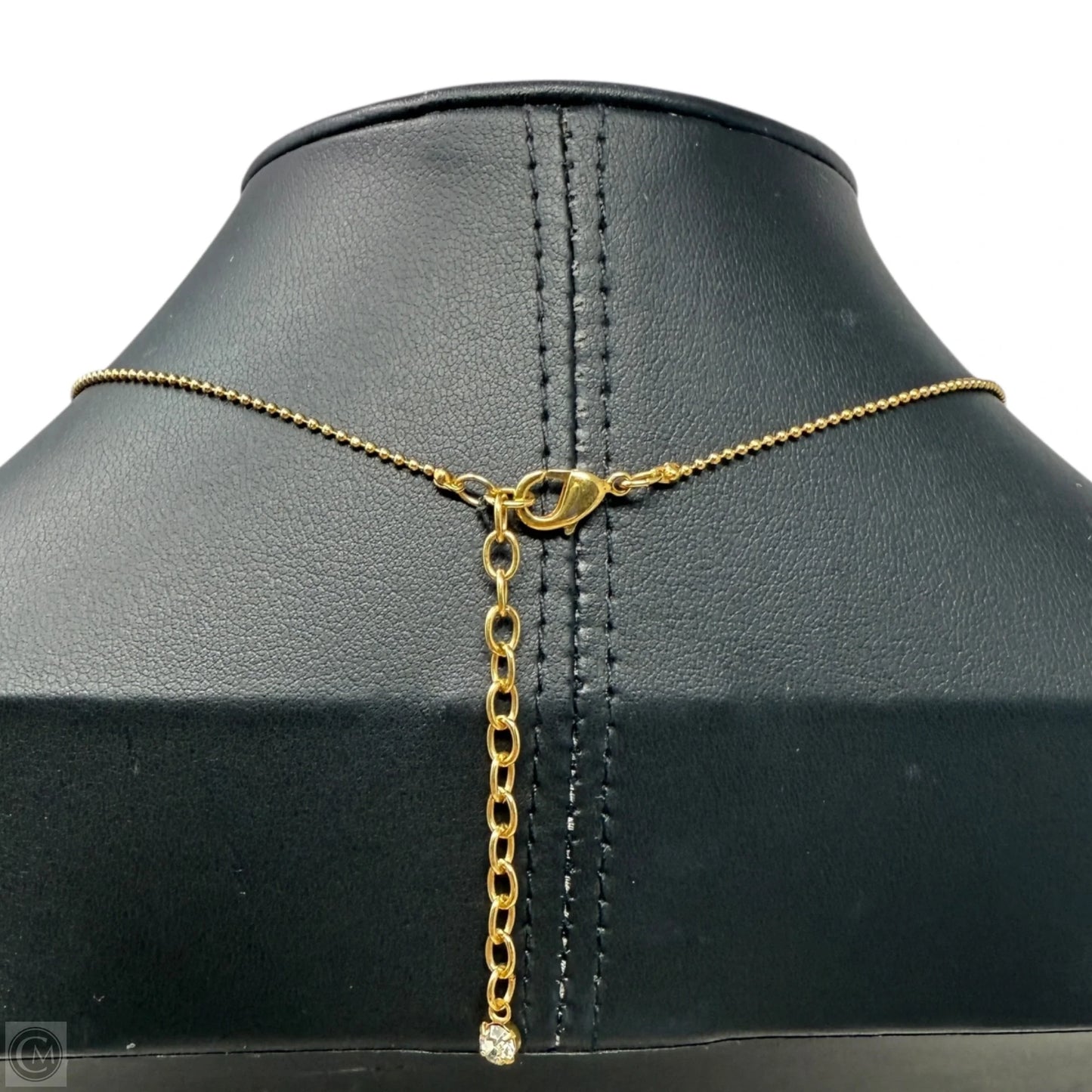 Gold Over Silver CZ Pendant Necklace
