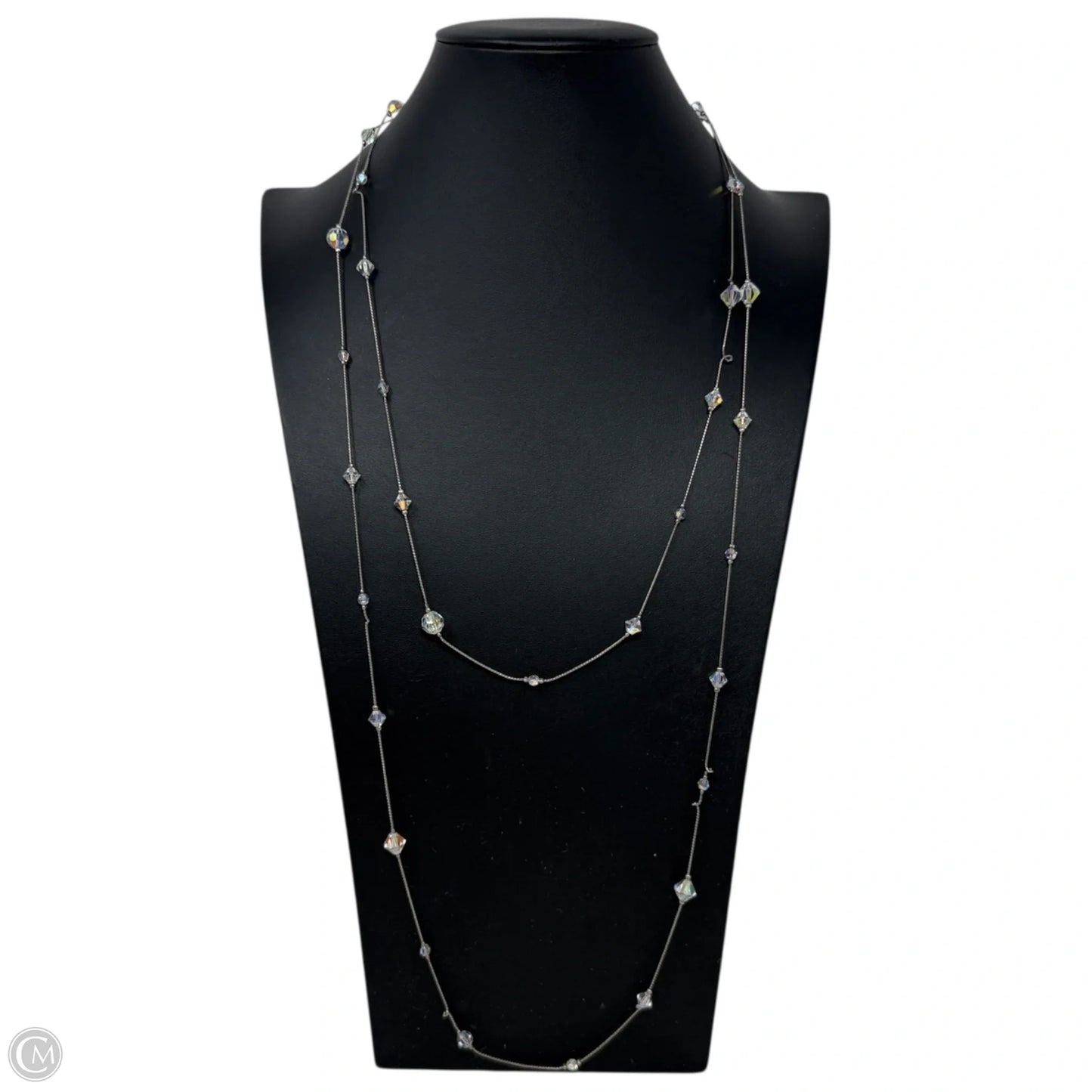 Long Beaded Station Necklace