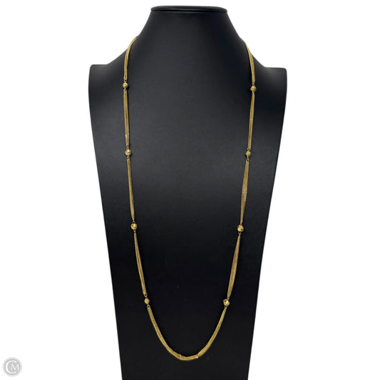Gold Tone Multi-Strand knot Necklace By Monet