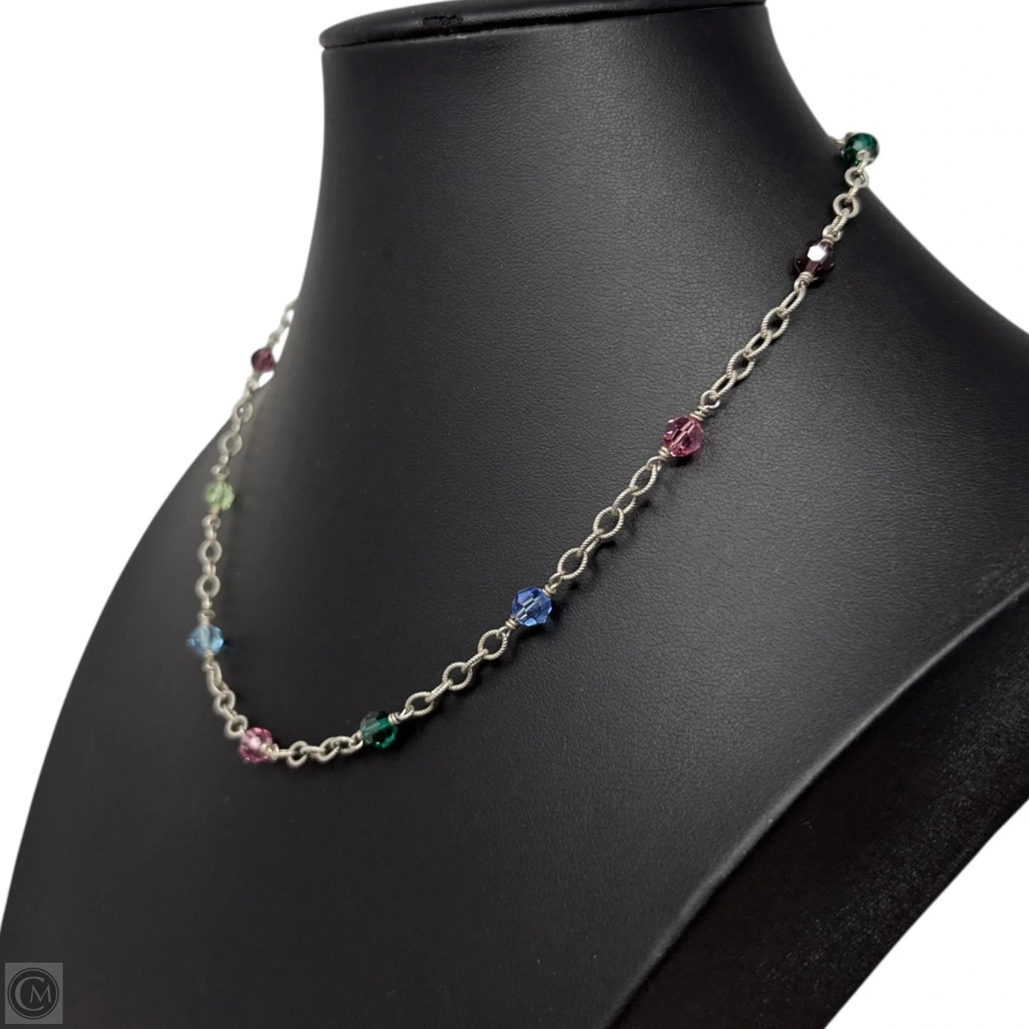 Sterling Clasp Beaded Necklace