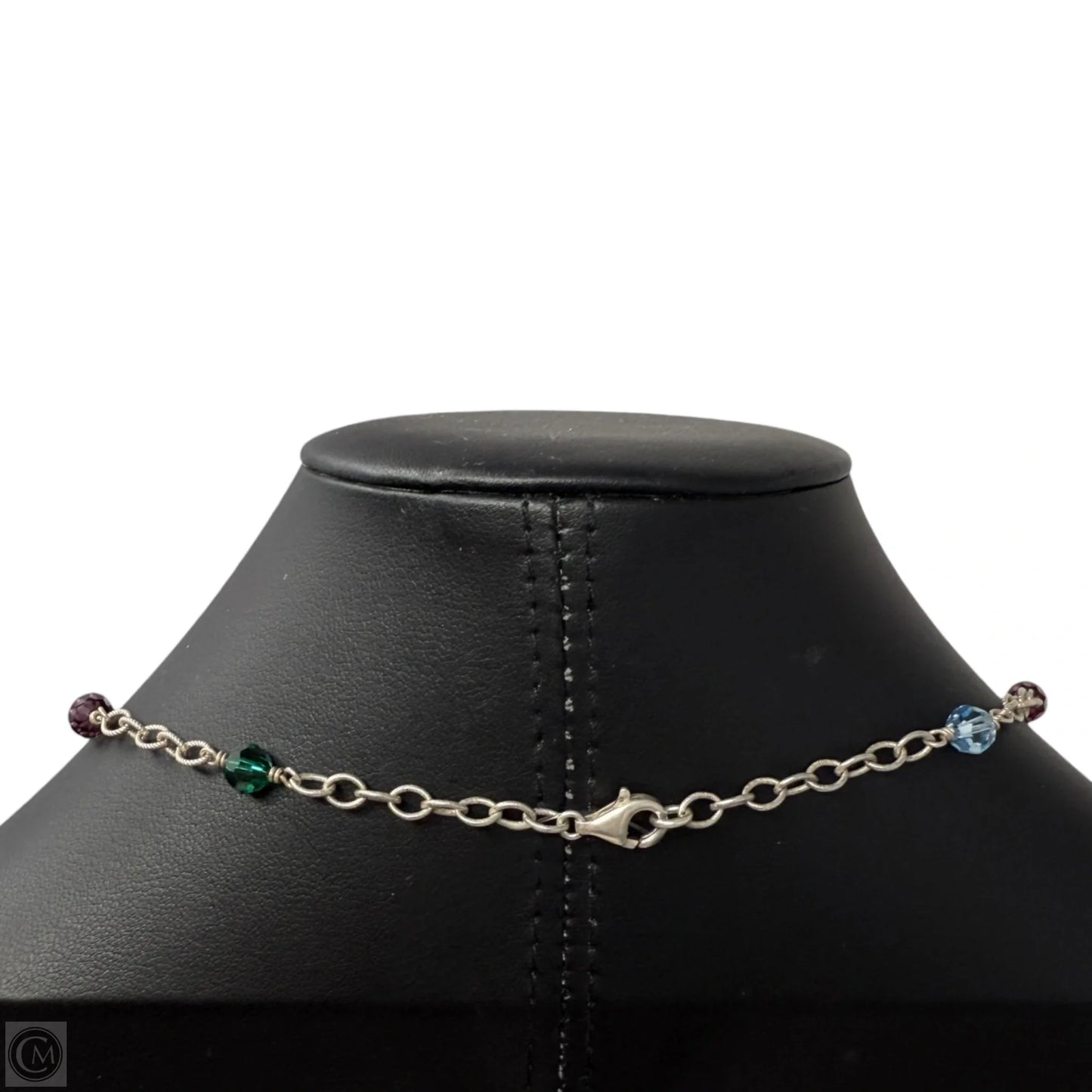 Sterling Clasp Beaded Necklace