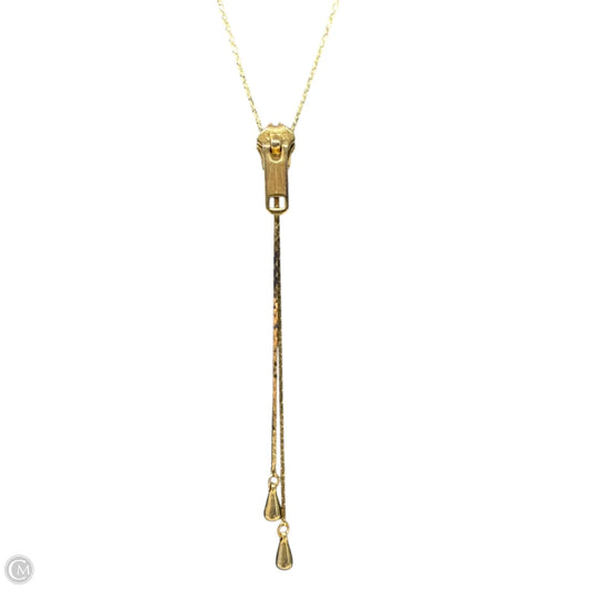 Zipper Lariat Necklace