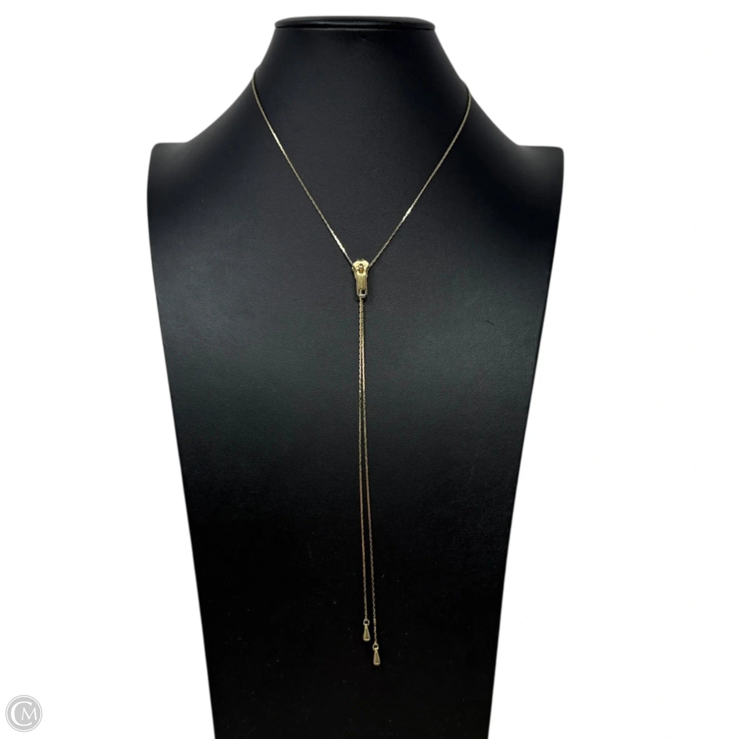 Zipper Lariat Necklace
