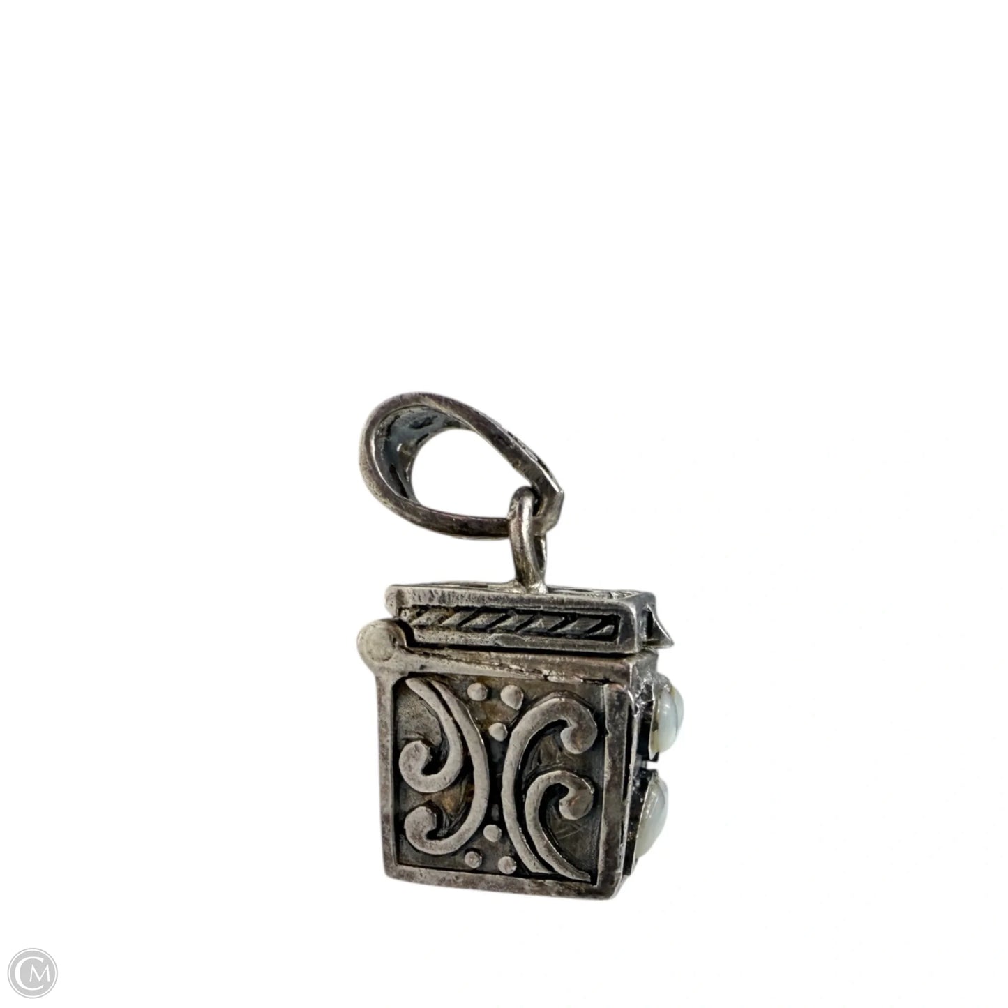 Sterling Silver Box Charm