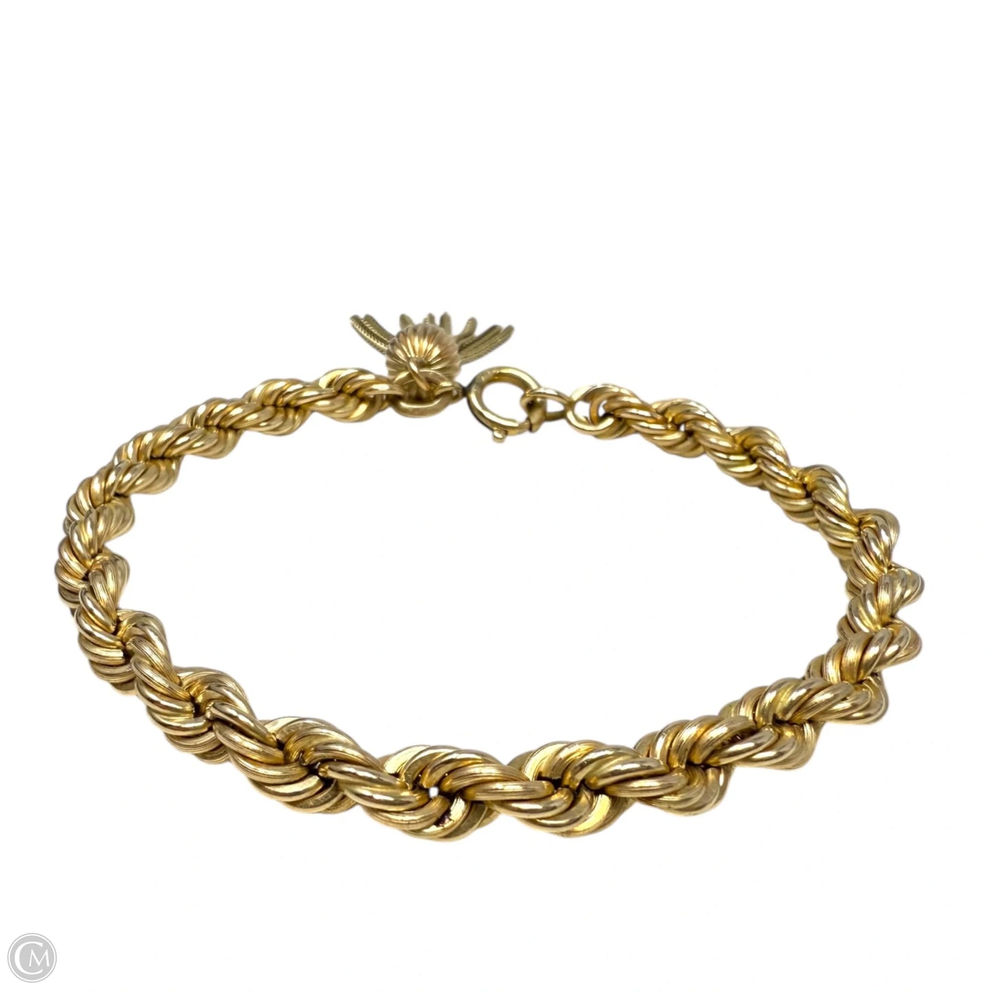 12K Gold Filled Rope Chain Bracelet By A.G.