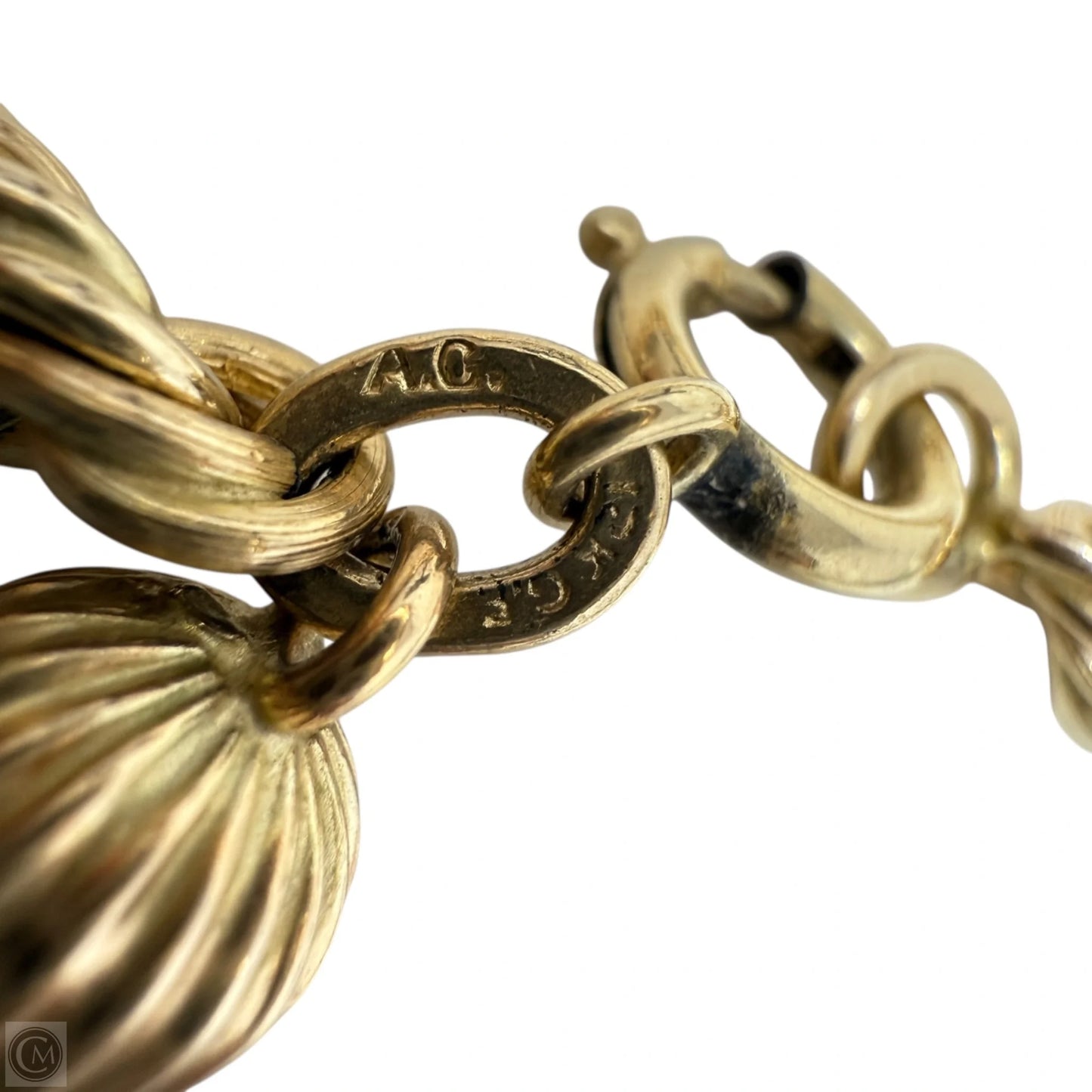 12K Gold Filled Rope Chain Bracelet By A.G.