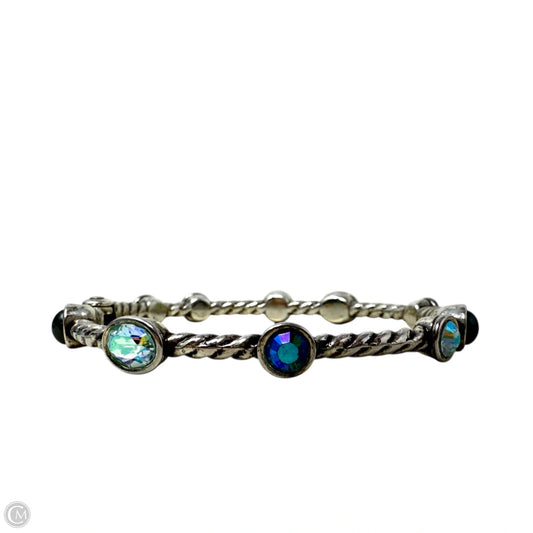 Monte Carlo Hinged Bangle Bracelet By Brighton