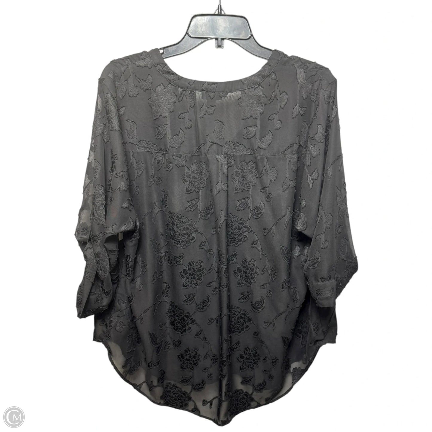 Harper Top 3/4 Sleeve By Torrid In Black, Size: 1x