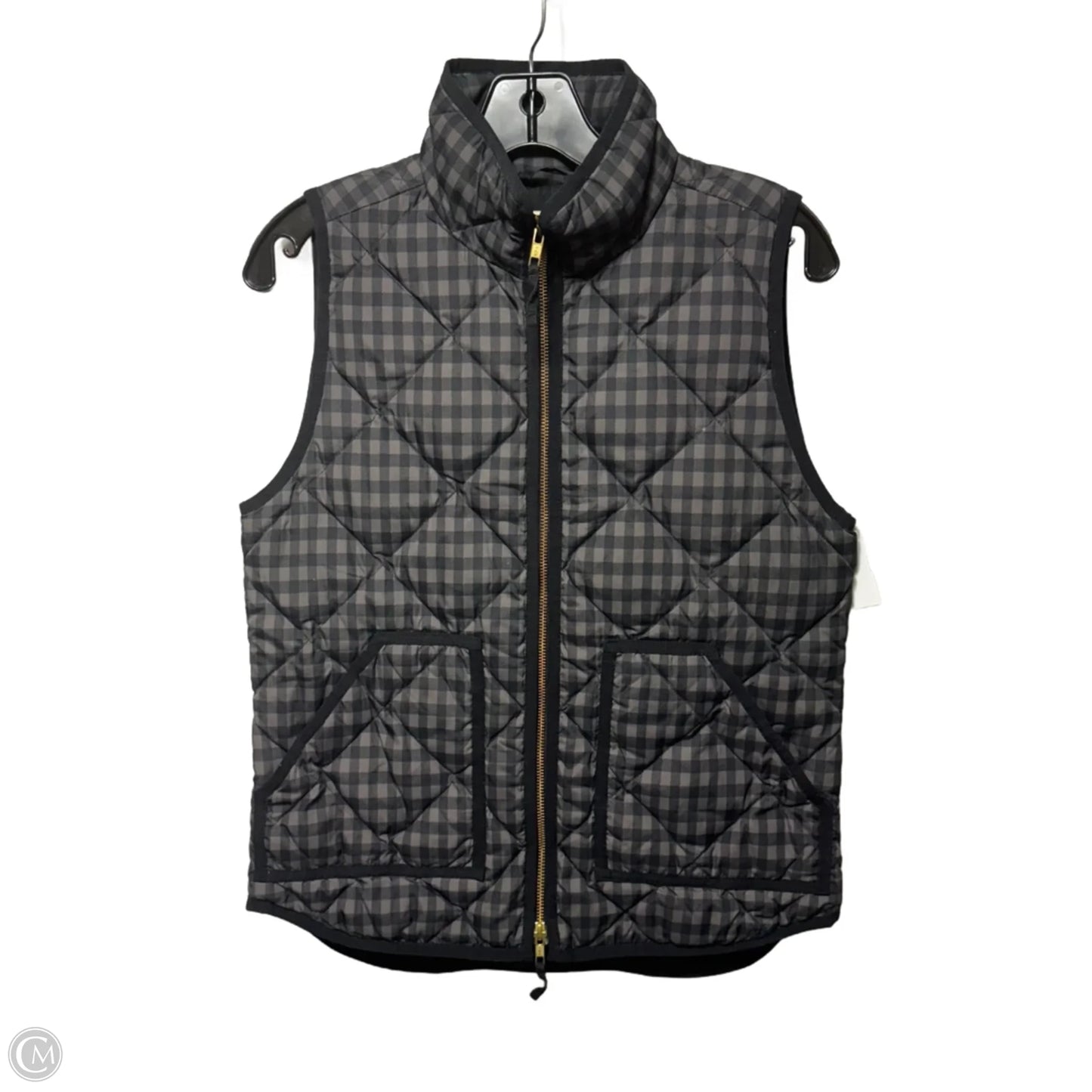 Vest Puffer & Quilted By J. Crew In Checkered Pattern, Size: Xs