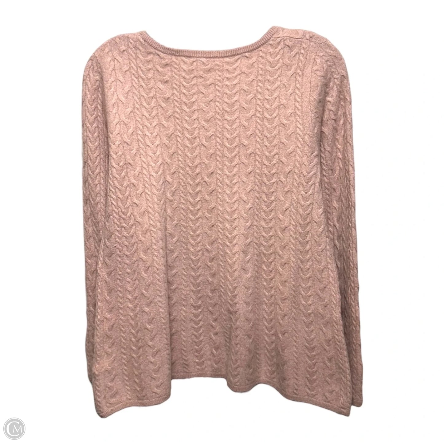 Cashmere Trapeze Sweater By Garnet Hill In Mauve, Size: S