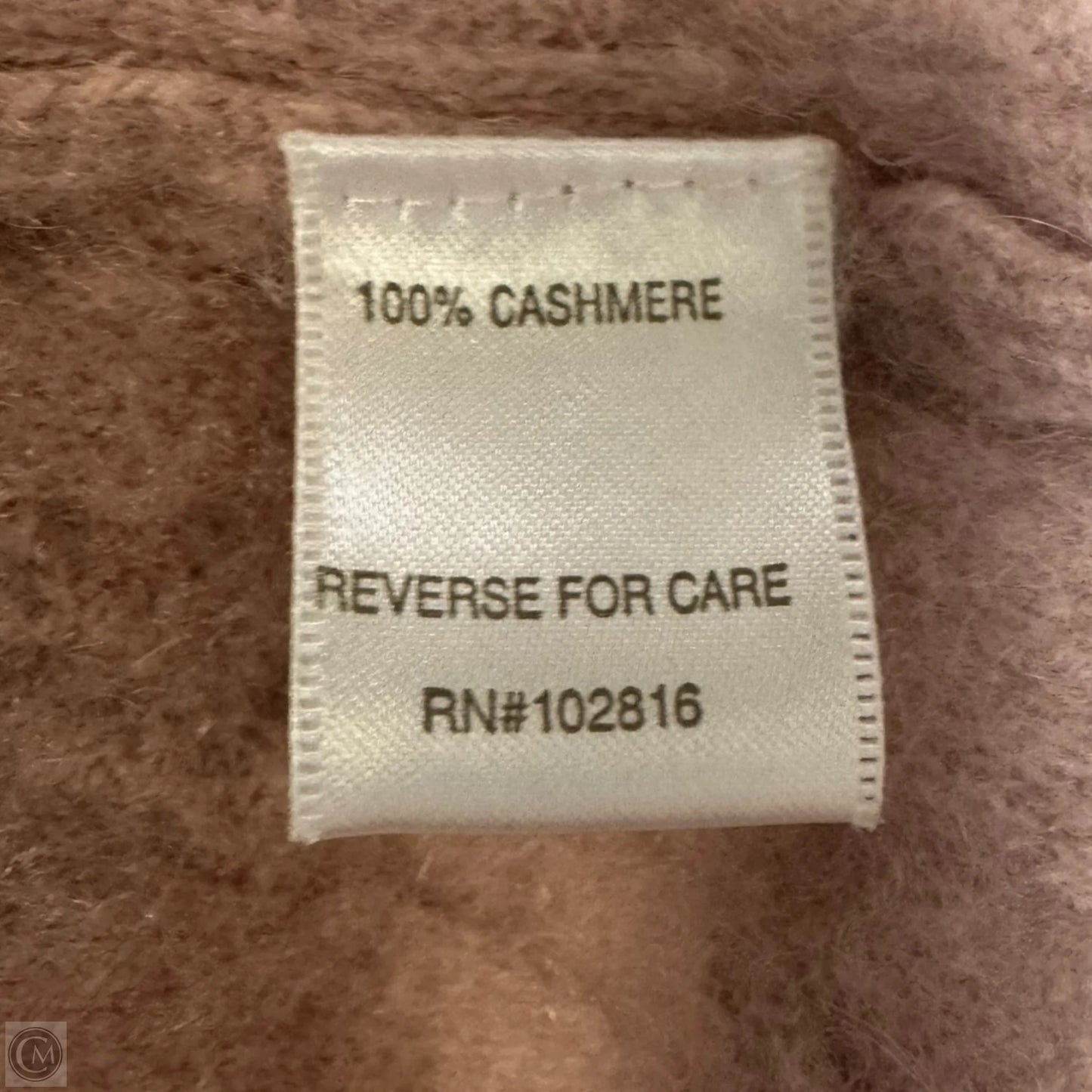 Cashmere Trapeze Sweater By Garnet Hill In Mauve, Size: S