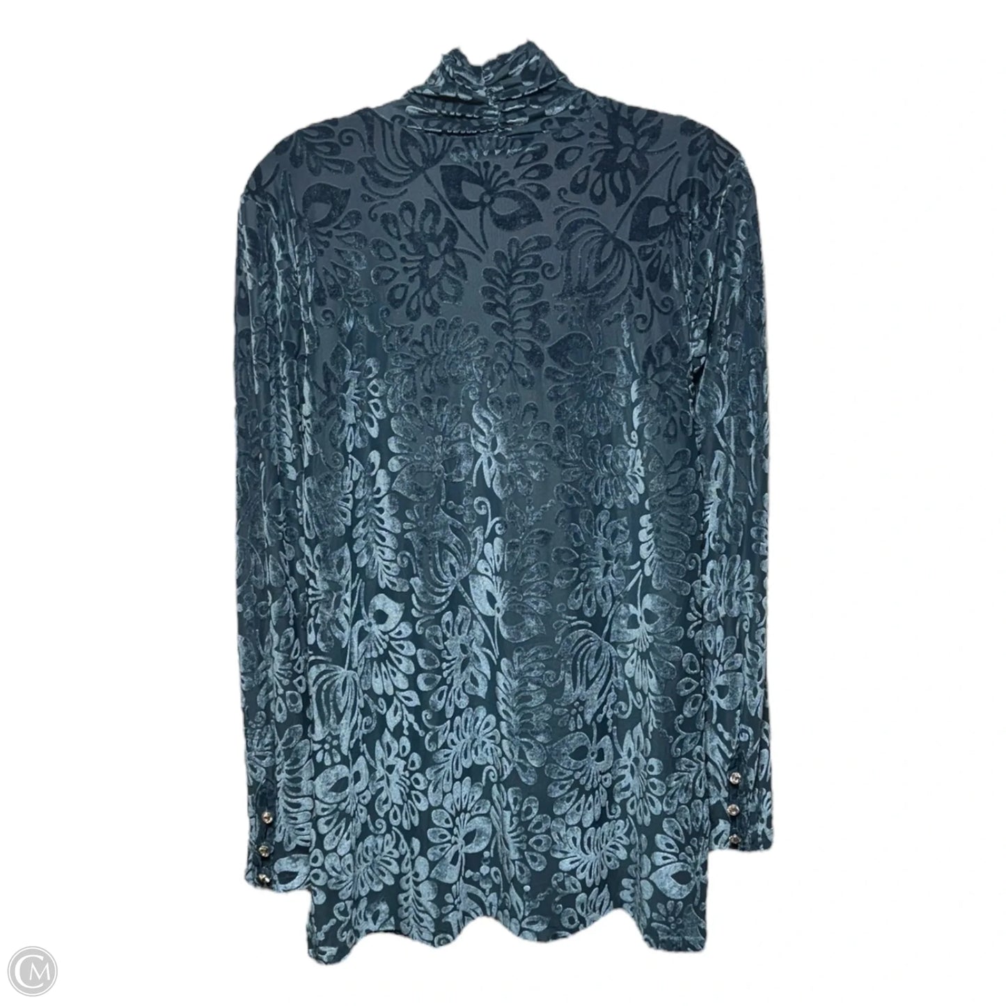 Walden Velvet Turtleneck By Soft Surroundings In Legion Blue, Size: M