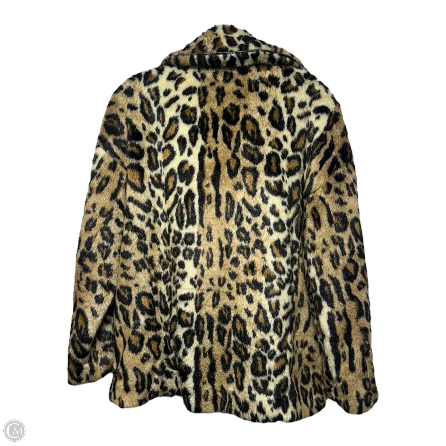 Jacket Faux Fur & Sherpa By Free People In Animal Print, Size: Xs