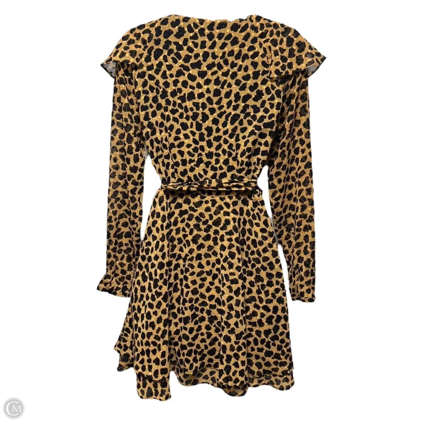 Frenchie Animal Leopard Print Wrap Dress By Free People In Animal Print, Size: S