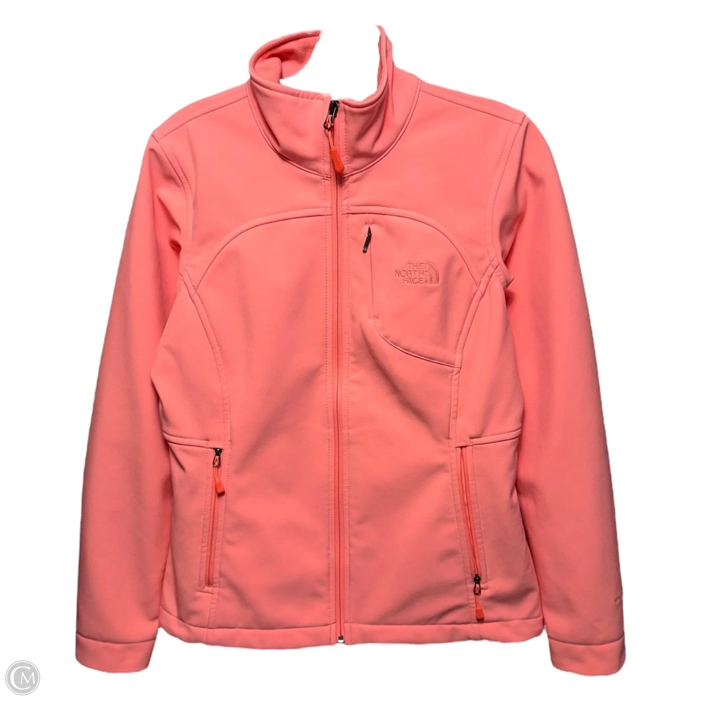 Athletic Jacket By The North Face In Peach, Size: S