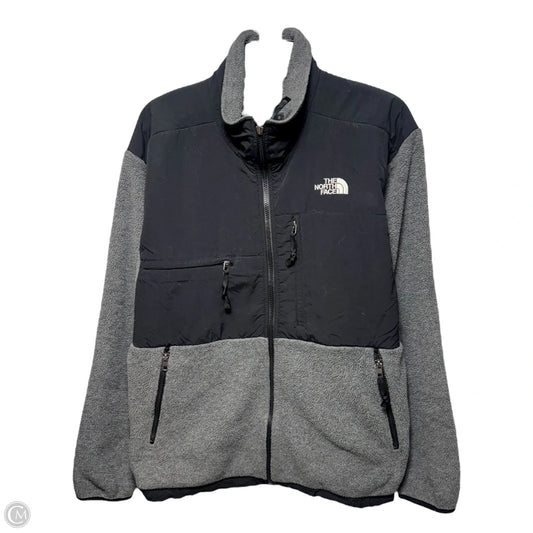 Jacket Fleece By The North Face In Black & Grey, Size: M MENS