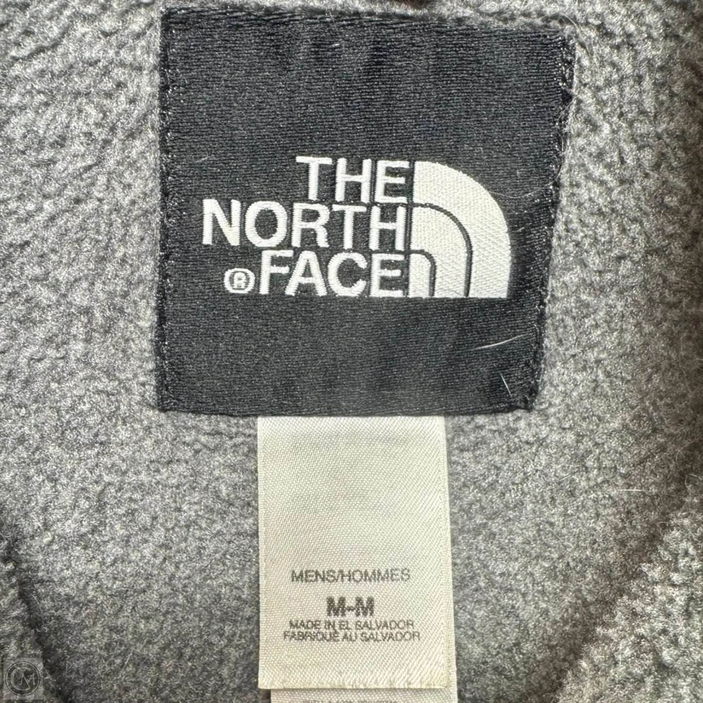 Jacket Fleece By The North Face In Black & Grey, Size: M MENS