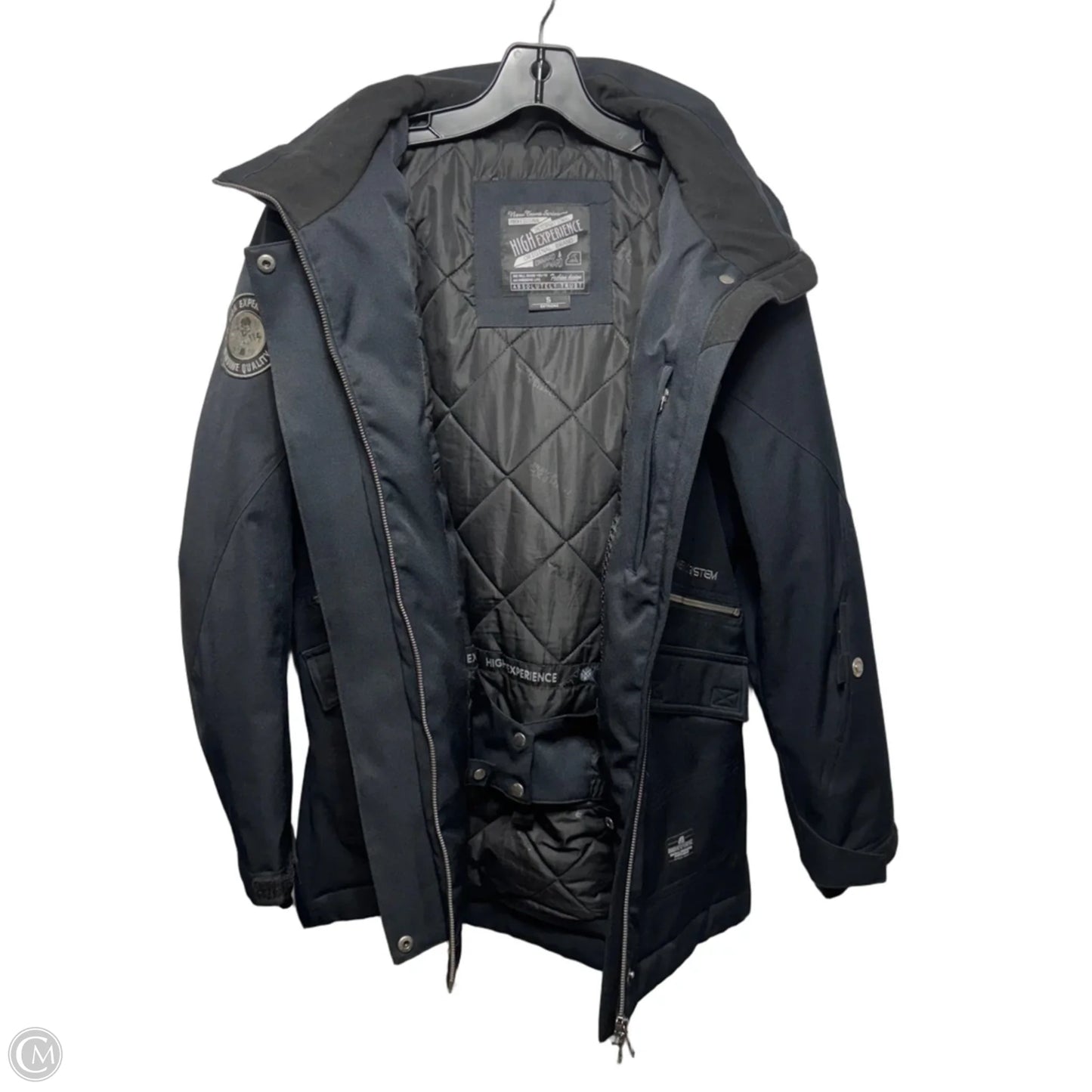 Thermo System Ski & Snowboard Jacket By Higher Experience In Black, Size: S