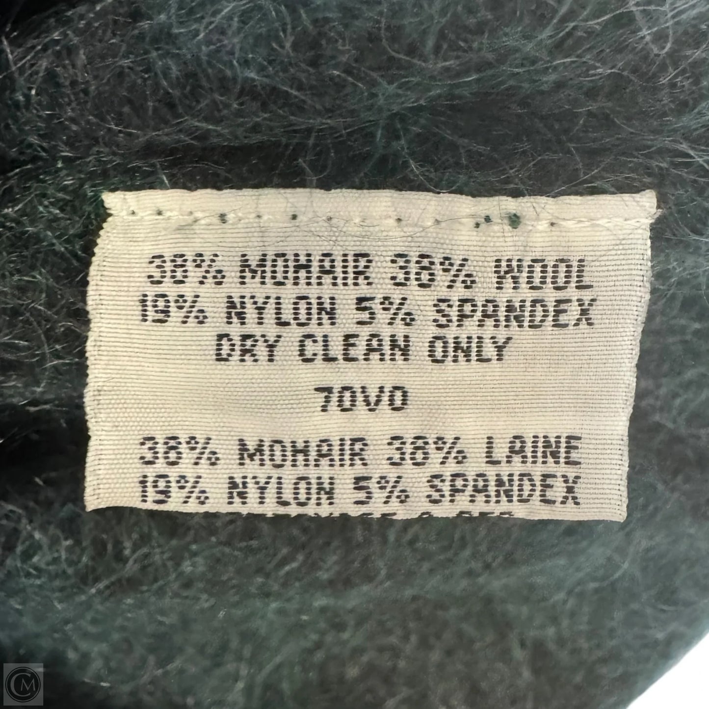 Wool Blend Sweater By Eileen Fisher In Green, Size: S