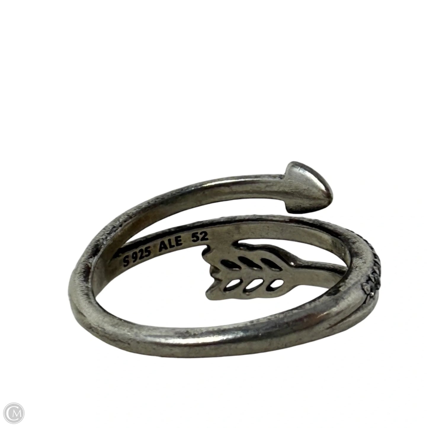 Sterling Silver & CZ Sparkling Arrow Ring By Pandora, Size: 6