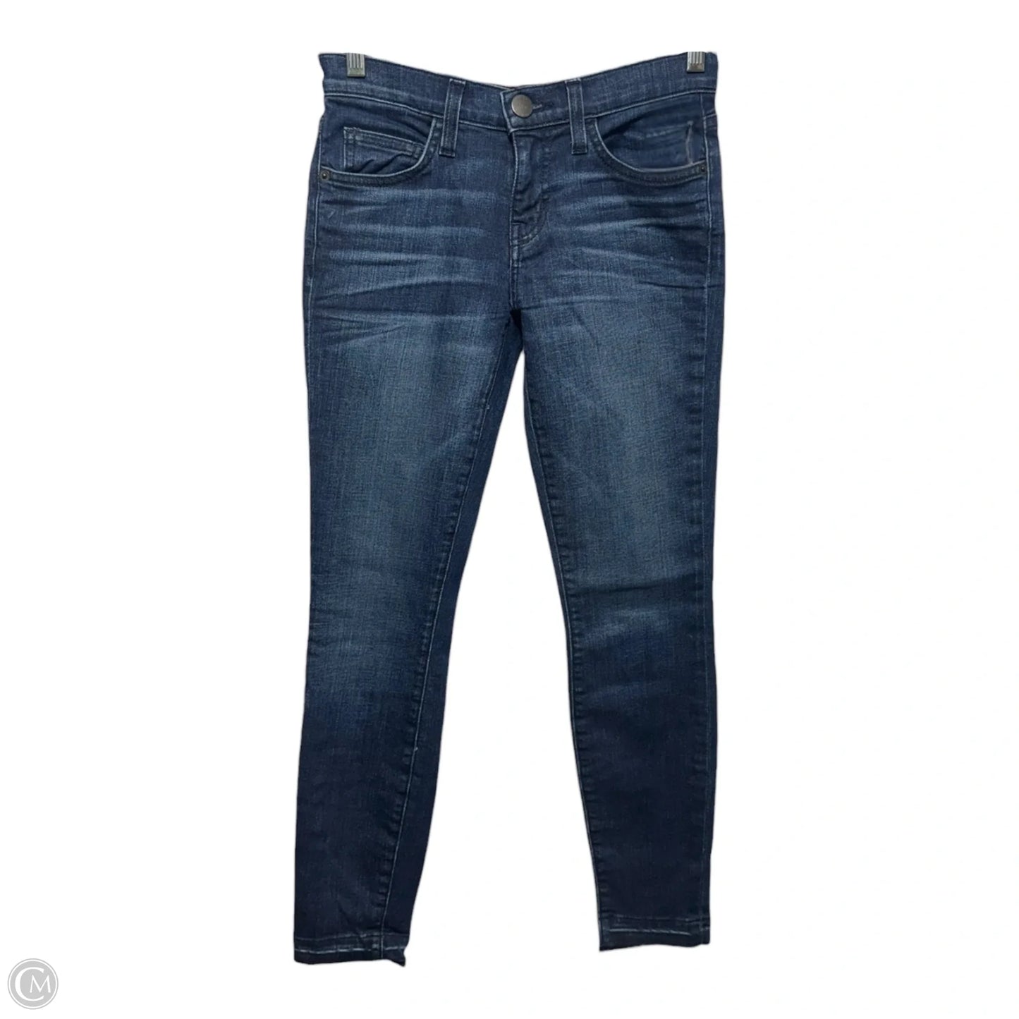 Jeans Skinny By Current Elliott In Blue Denim, Size: 0/24