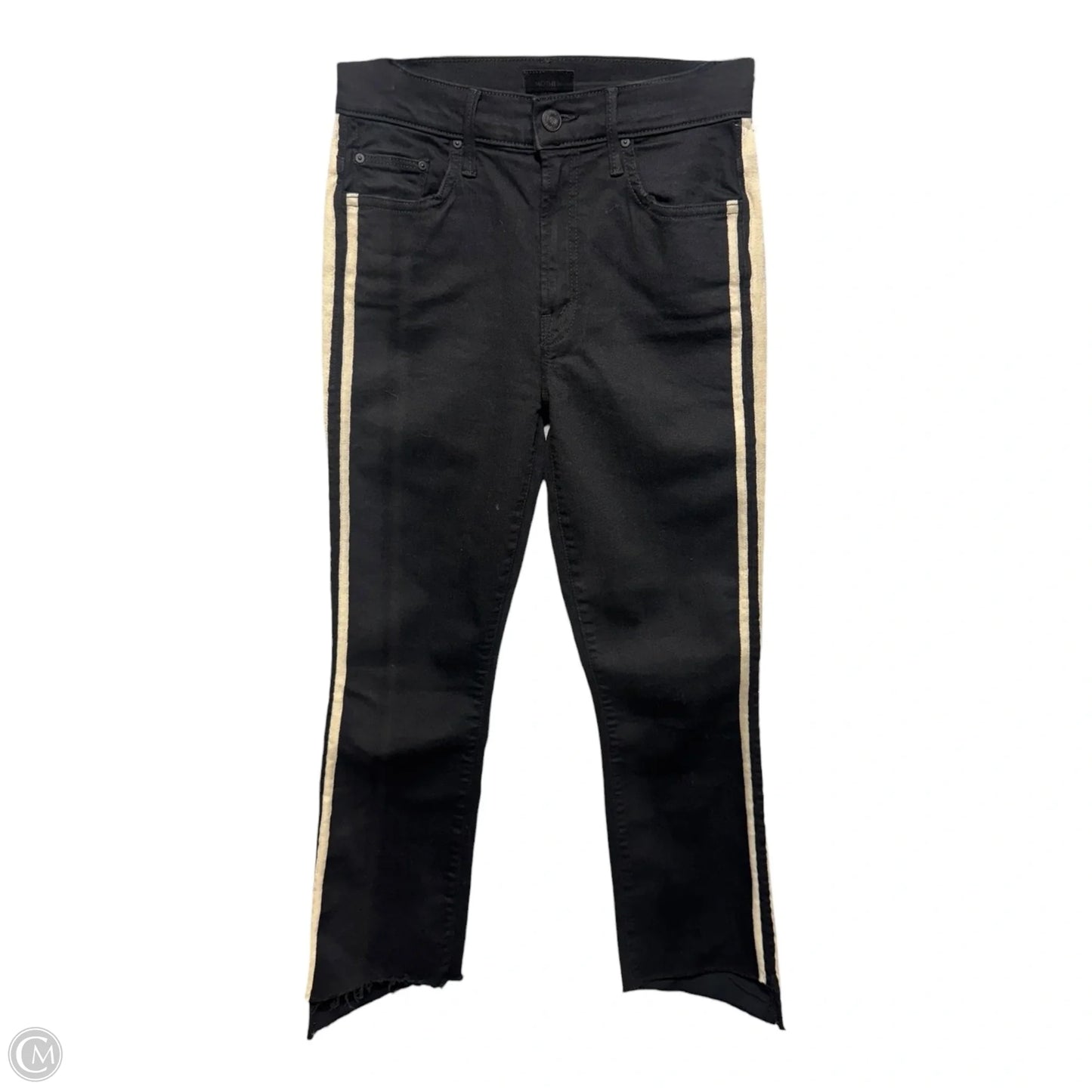 Insider Crop Step Fray Jeans By Mother In Guilty Racer, Size: 0 (25)